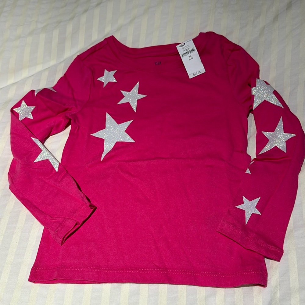NWT - GAP KIDS - Pink Long Sleeve Top